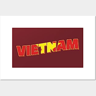 Vietnam vintage style retro souvenir Posters and Art